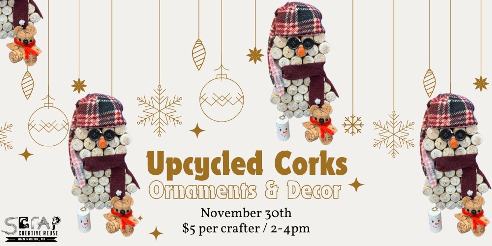 Banner image for Upcycled Corks: Ornaments & Decor