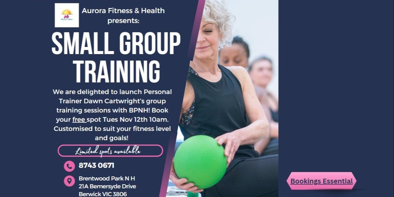 Banner image for Group Fitness with Dawn Cartwright & BPNH