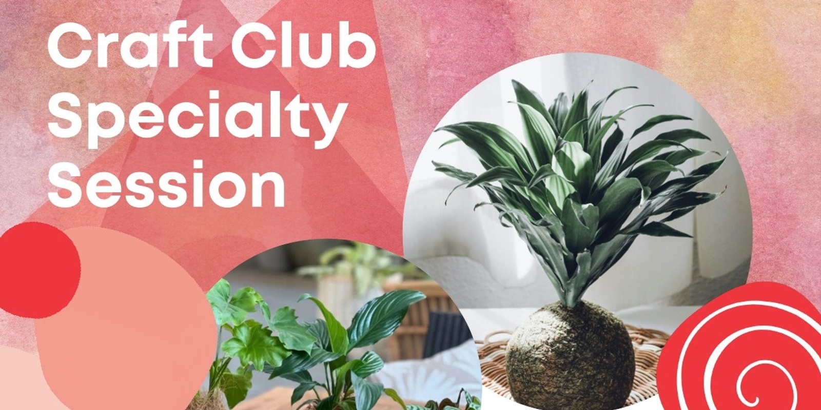 Banner image for YMCA Craft Club Specialty Session  - Kokedama