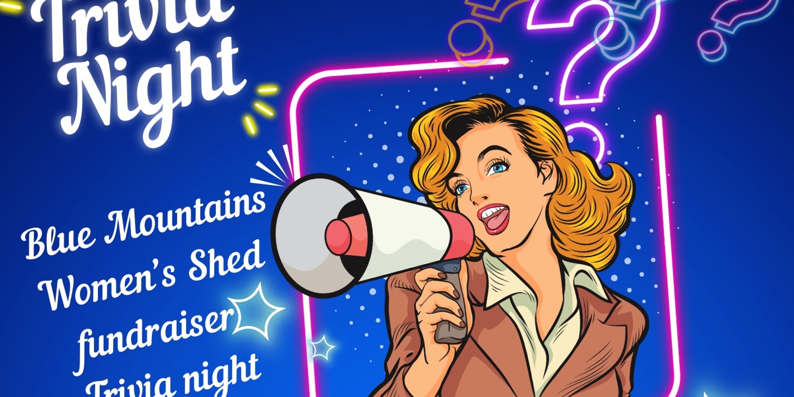 Banner image for Blue Mountains Women's Shed Fundraiser Trivia Night