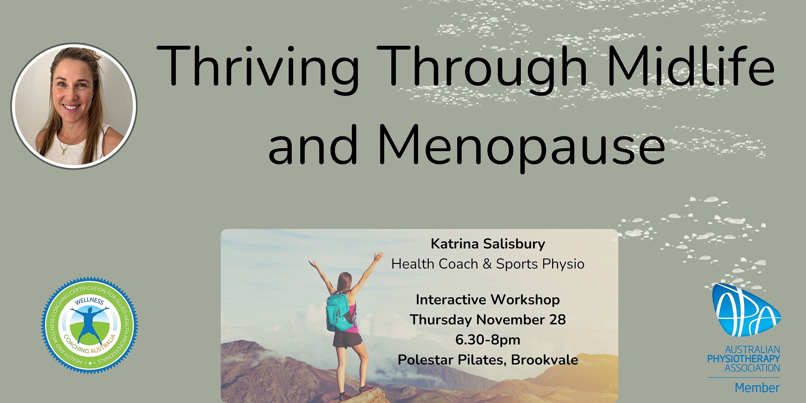 Banner image for Workshop: Thriving Through Midlife and Menopause