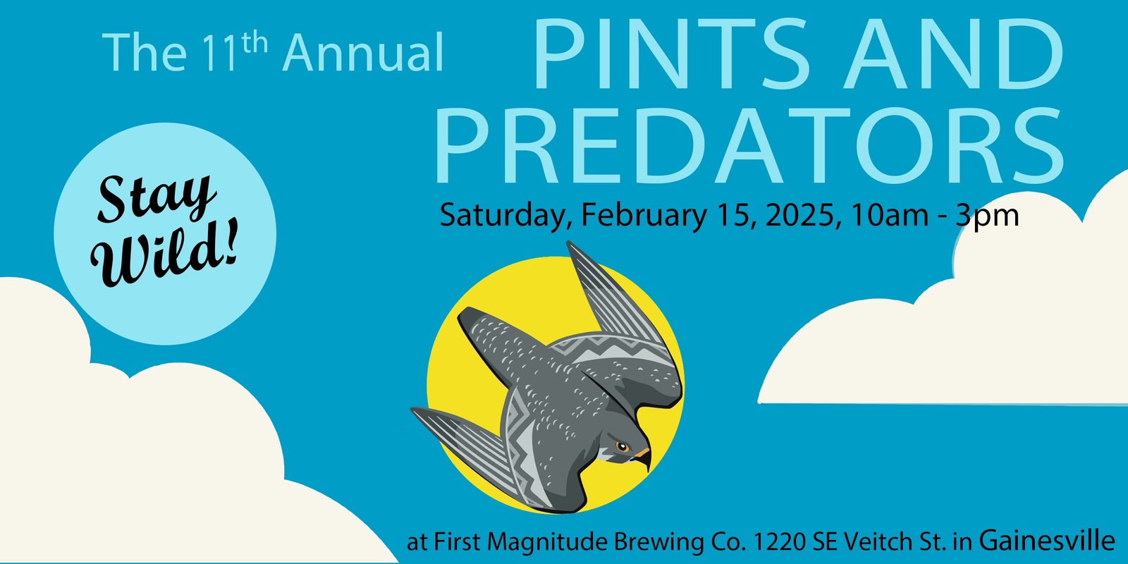 Banner image for Pints & Predators 2025, 11th Annual