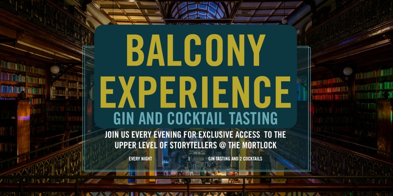 Banner image for SD @ The Mortlock: Exclusive Balcony Gin and Cocktail Tasting Experience