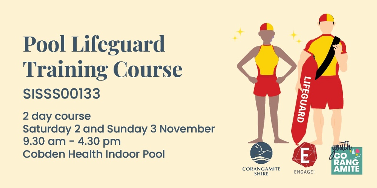 Banner image for Pool Lifeguard Training SiSSSS00133 - 2 day course