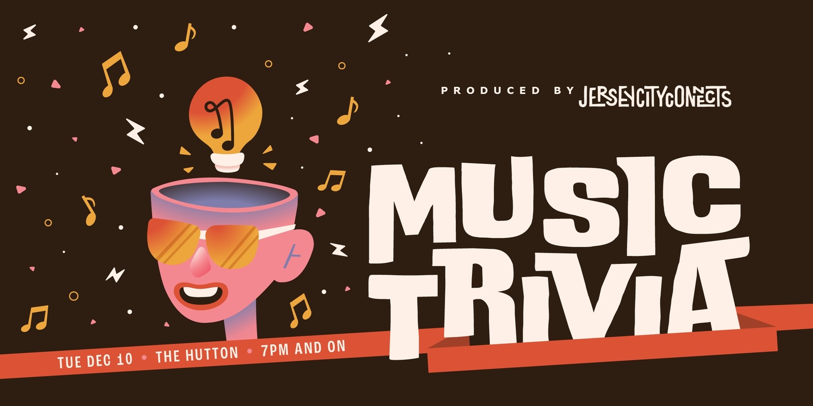 Banner image for Jersey City Connects | Music Trivia Night (Dec) | Trivia Challenges