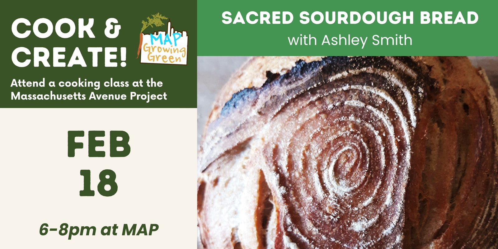 Banner image for Sacred Sourdough Cooking Class 