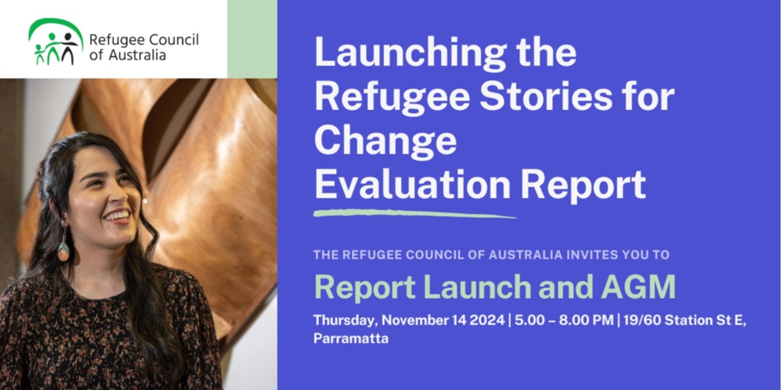 Banner image for Refugee Stories for Change Report Launch and RCOA AGM