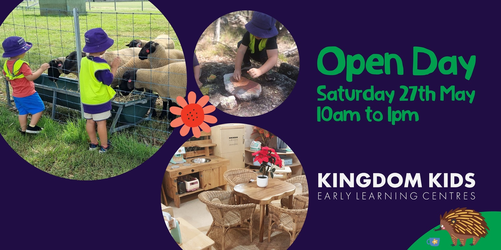 Banner image for Kingdom Kids Early Learning Centre Carbrook Campus Open Day