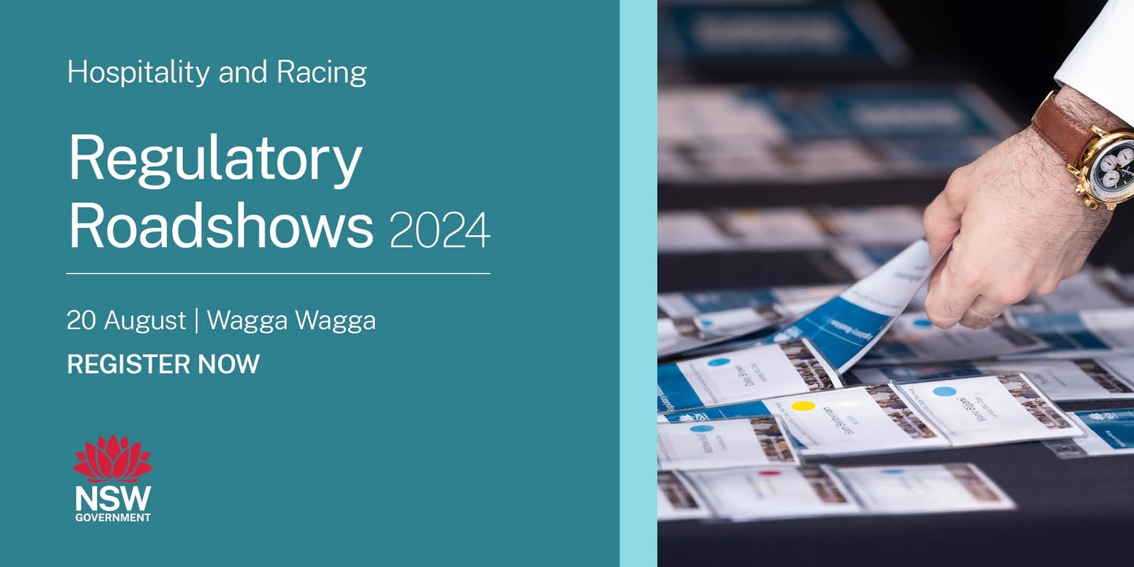 Banner image for Hospitality and Racing Regulatory Roadshow 2024 - Wagga Wagga