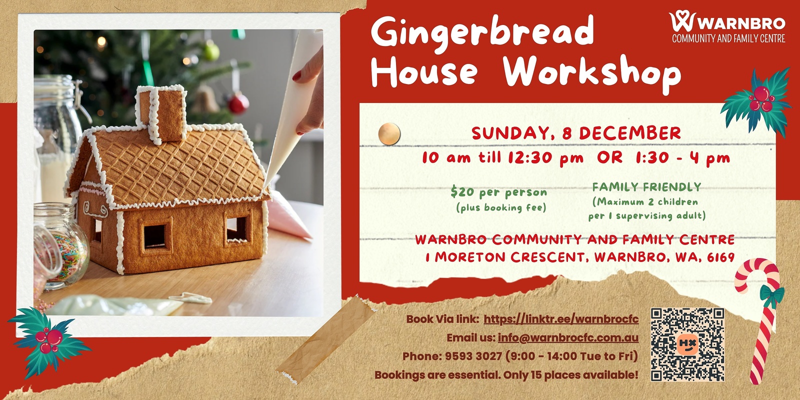 Banner image for Gingerbread House Workshop