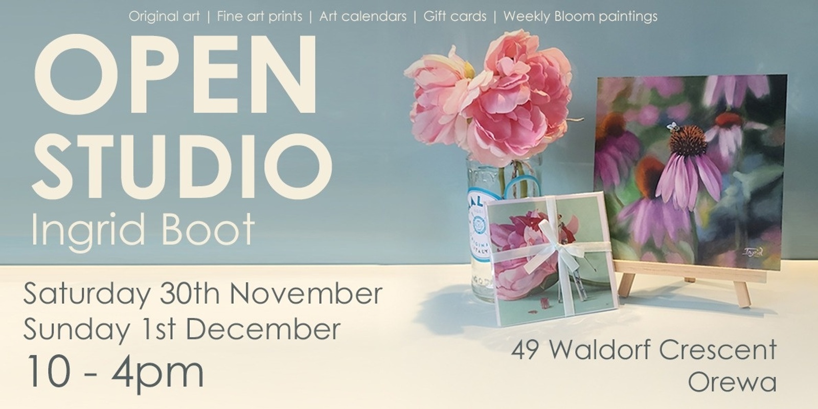 Banner image for OPEN STUDIO: Ingrid Boot (Orewa)