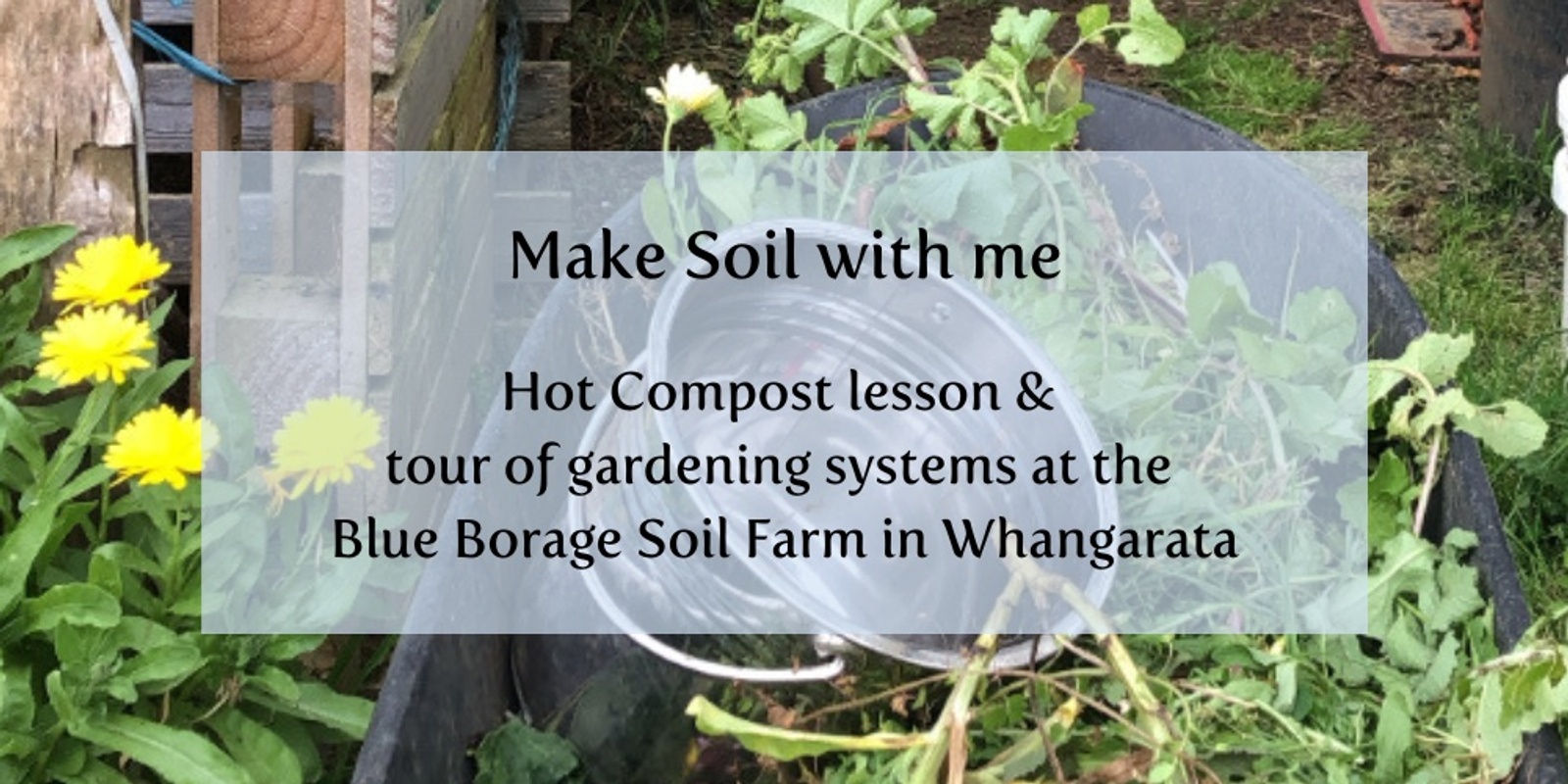 Banner image for VIP hot compost build & garden tour