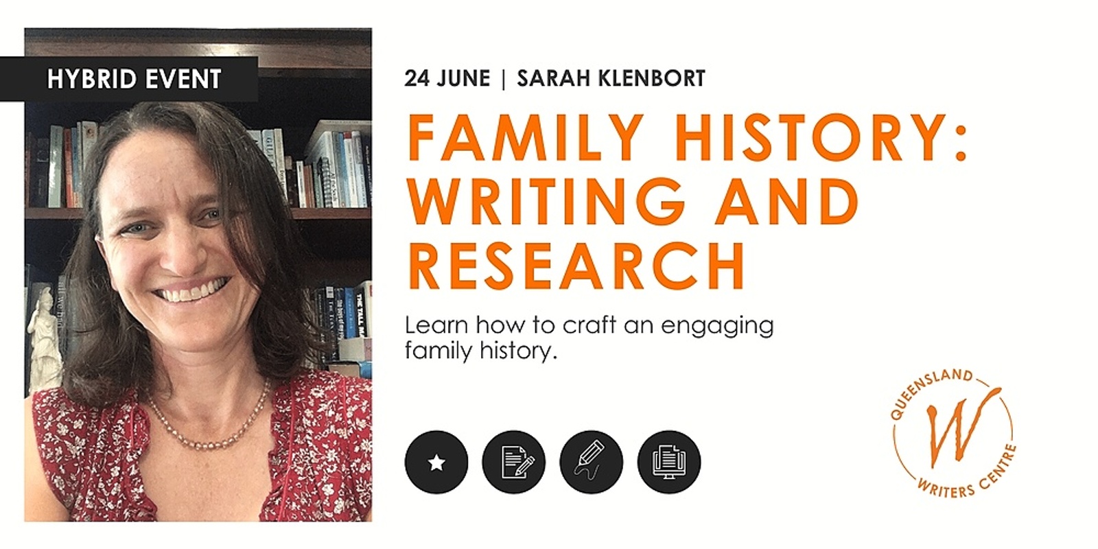 Banner image for Family History: Writing And Research with Sarah Klenbort