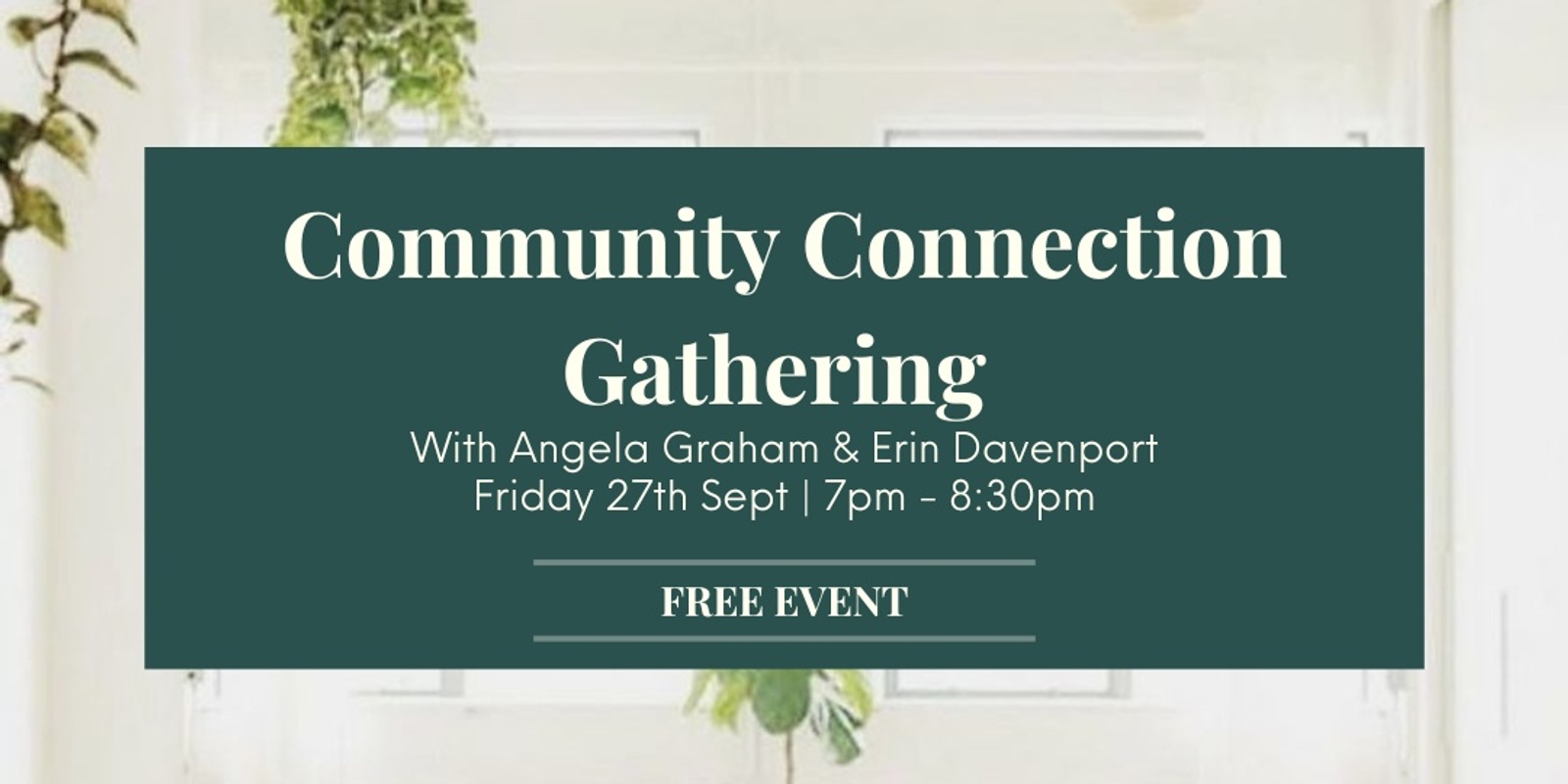 Banner image for Community Connection Gathering - Element Wellness and Healing