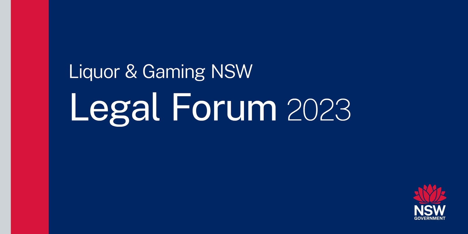 Banner image for Liquor & Gaming NSW Legal Forum