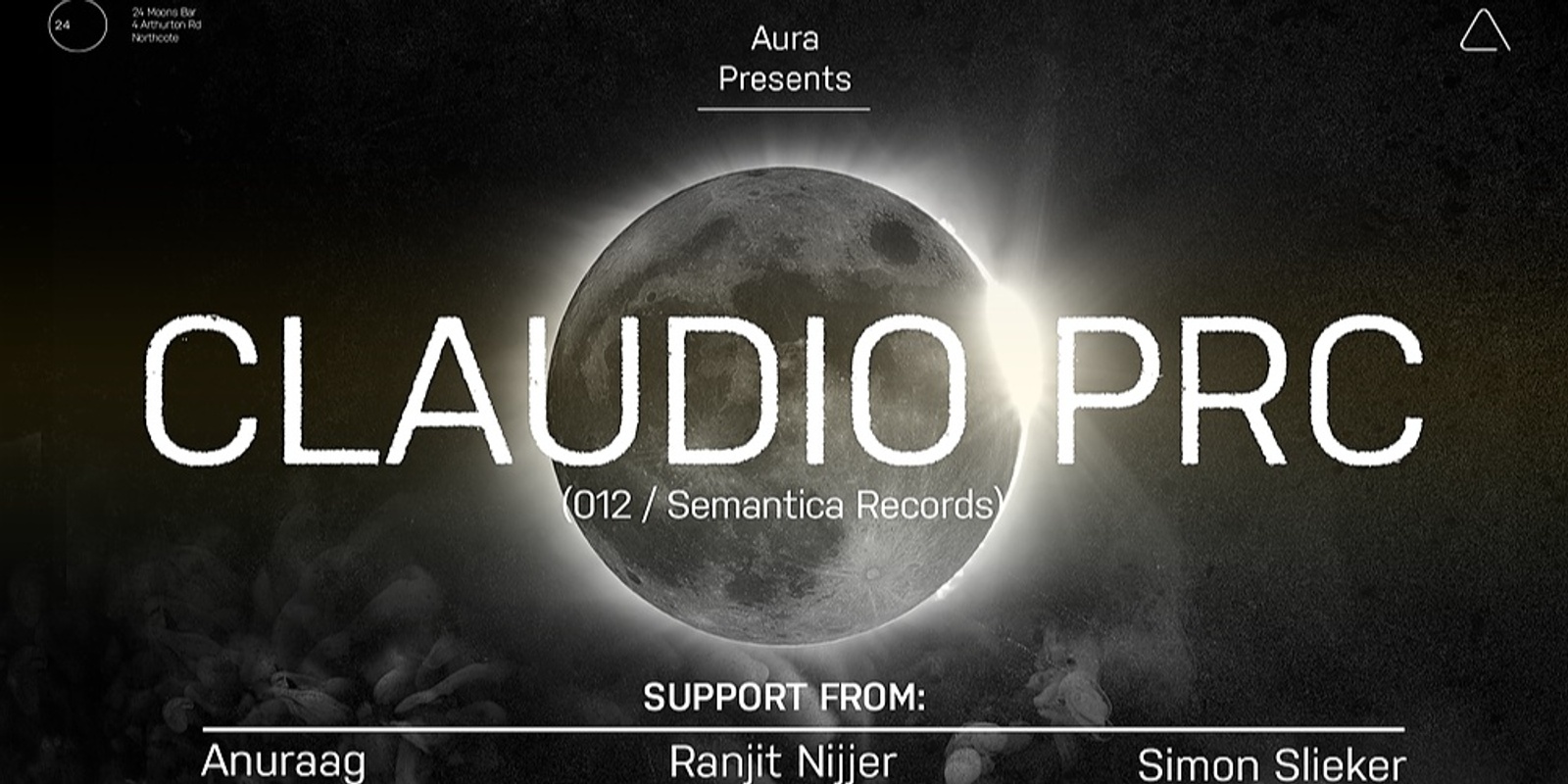 Banner image for AURA presents CLAUDIO PRC (012/Semantica)