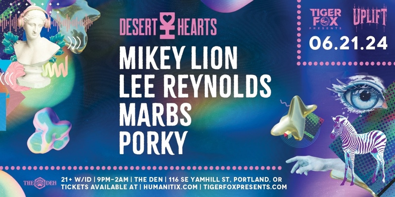 Banner image for Desert Hearts Takeover at The Den Portland, OR