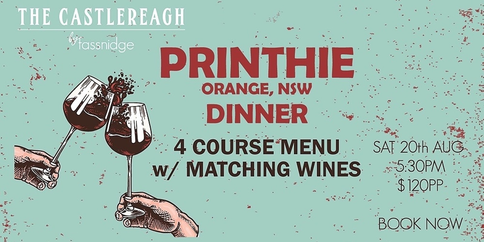 Banner image for Printhie 4 Course Wine Pairing Dinner