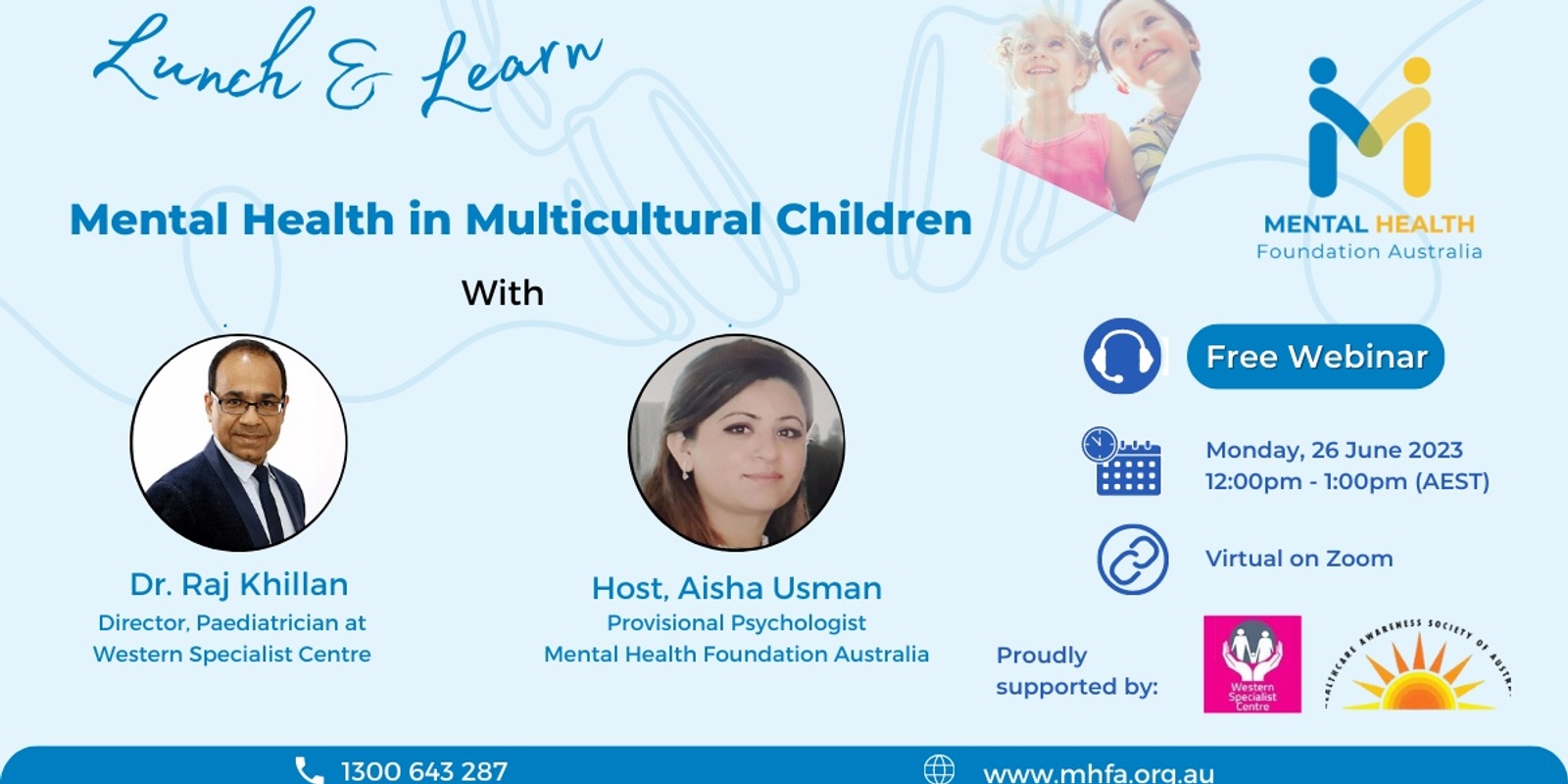 Lunch & Learn - Mental Health in Multicultural Children