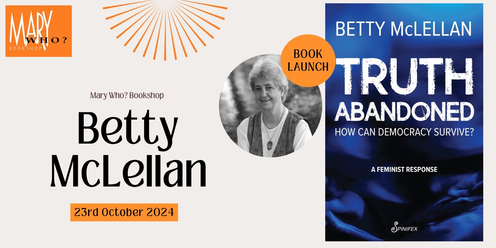 Banner image for Betty McLellan at Mary Who?