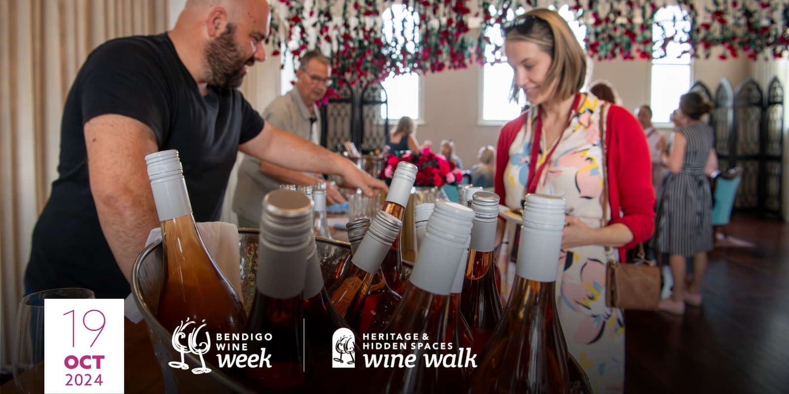 Banner image for Heritage & Hidden Spaces Wine Walk 2024