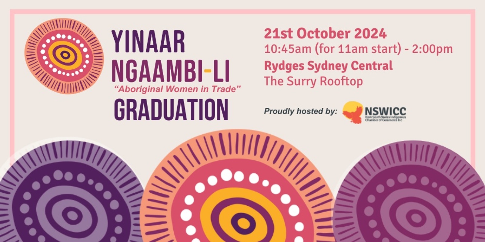 Banner image for Yinaar Ngaambi-li 'Aboriginal Woman in Trade' Graduation