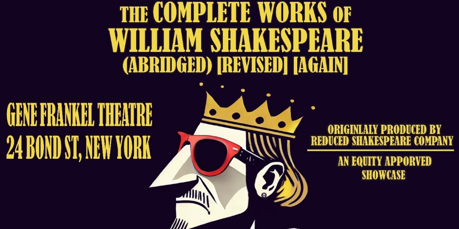 Banner image for The Complete Works of William Shakespeare (abridged) [revised] [again]