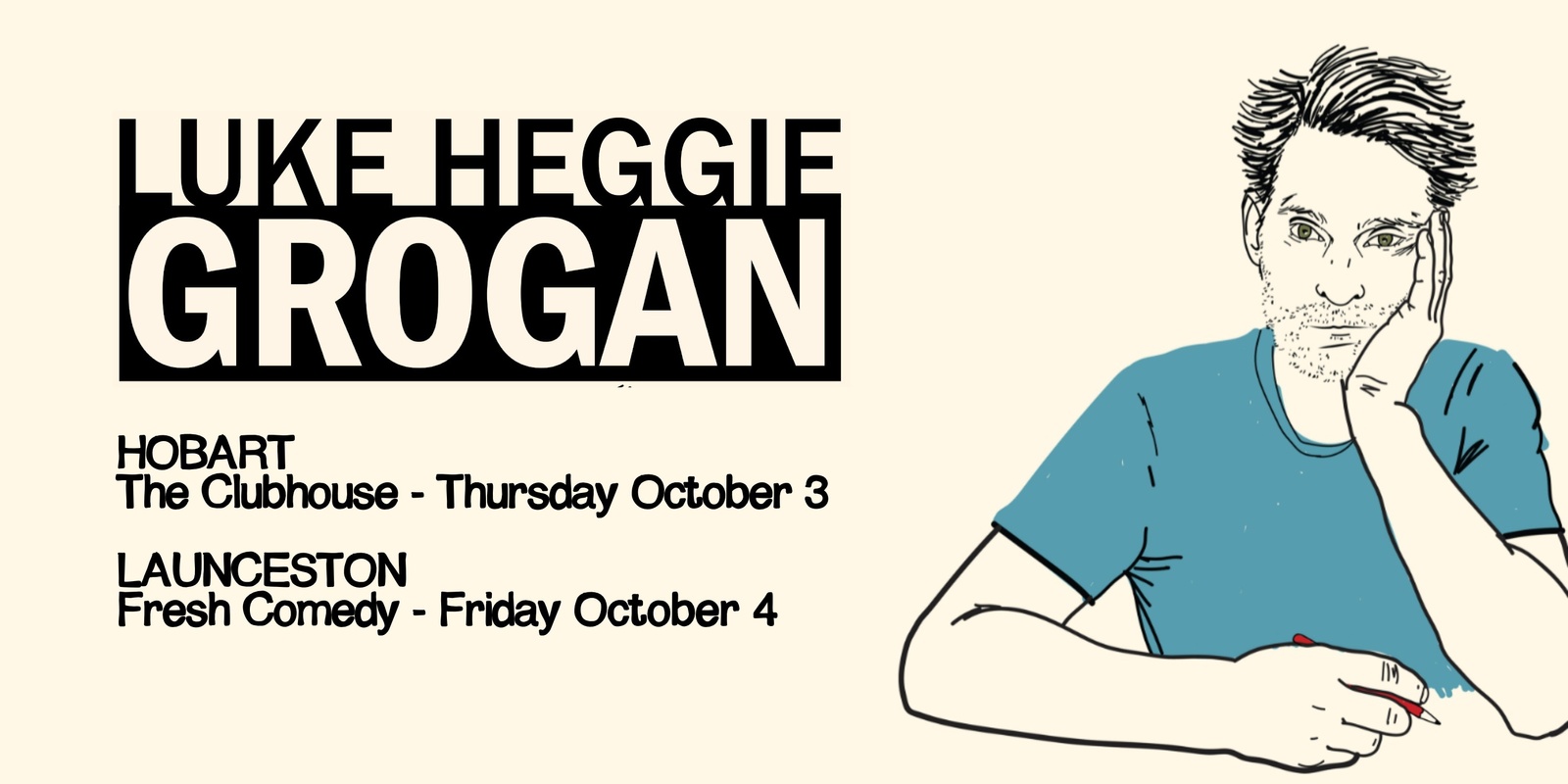 Banner image for The Clubhouse presents Luke Heggie: Grogan