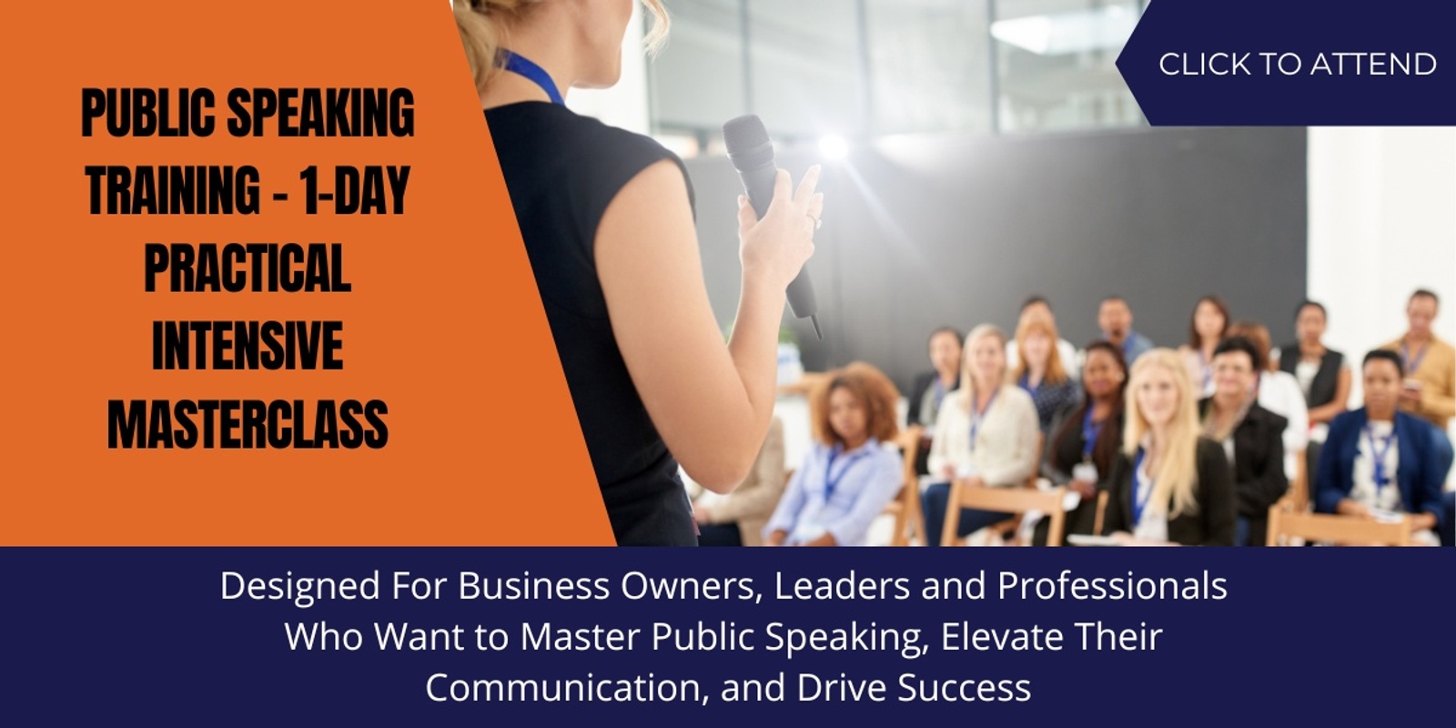 Banner image for Public Speaking Training – 1-Day Practical Intensive Masterclass