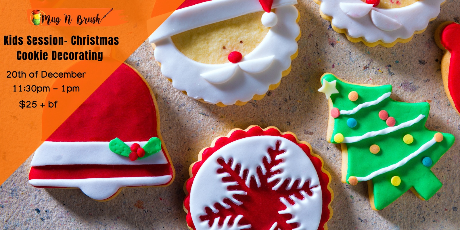 Banner image for Kids Session - Christmas Cookie Decorating