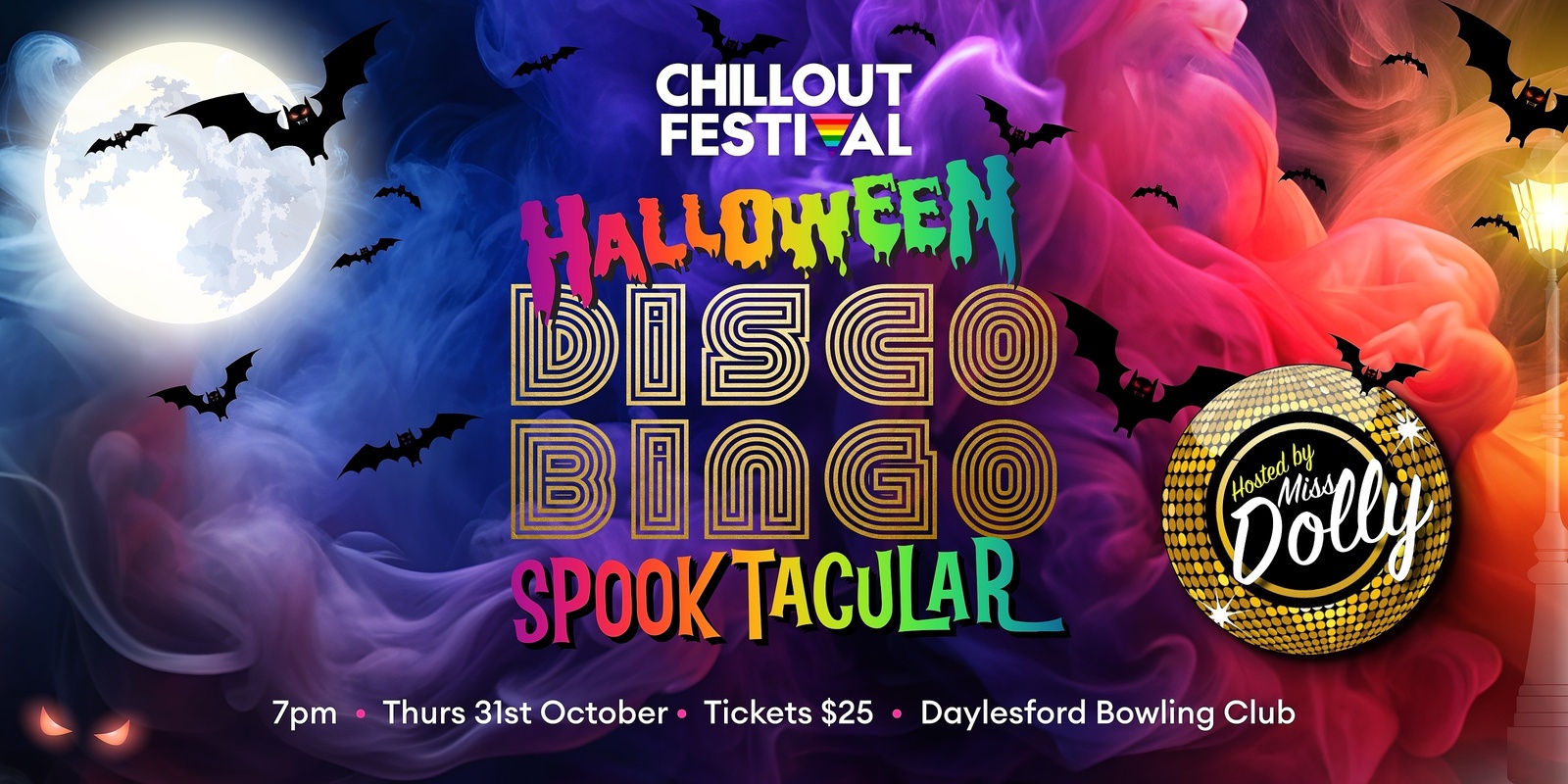 Banner image for Halloween Disco Bingo - ChillOut Fundraiser