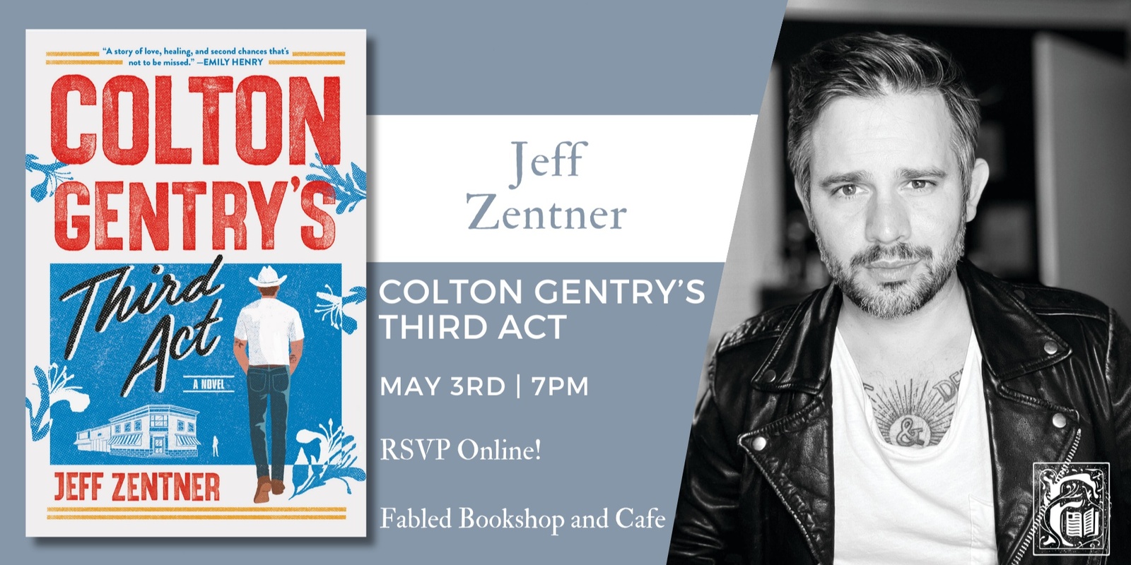 Banner image for Jeff Zentner Discusses Colton Gentry's Third Act 