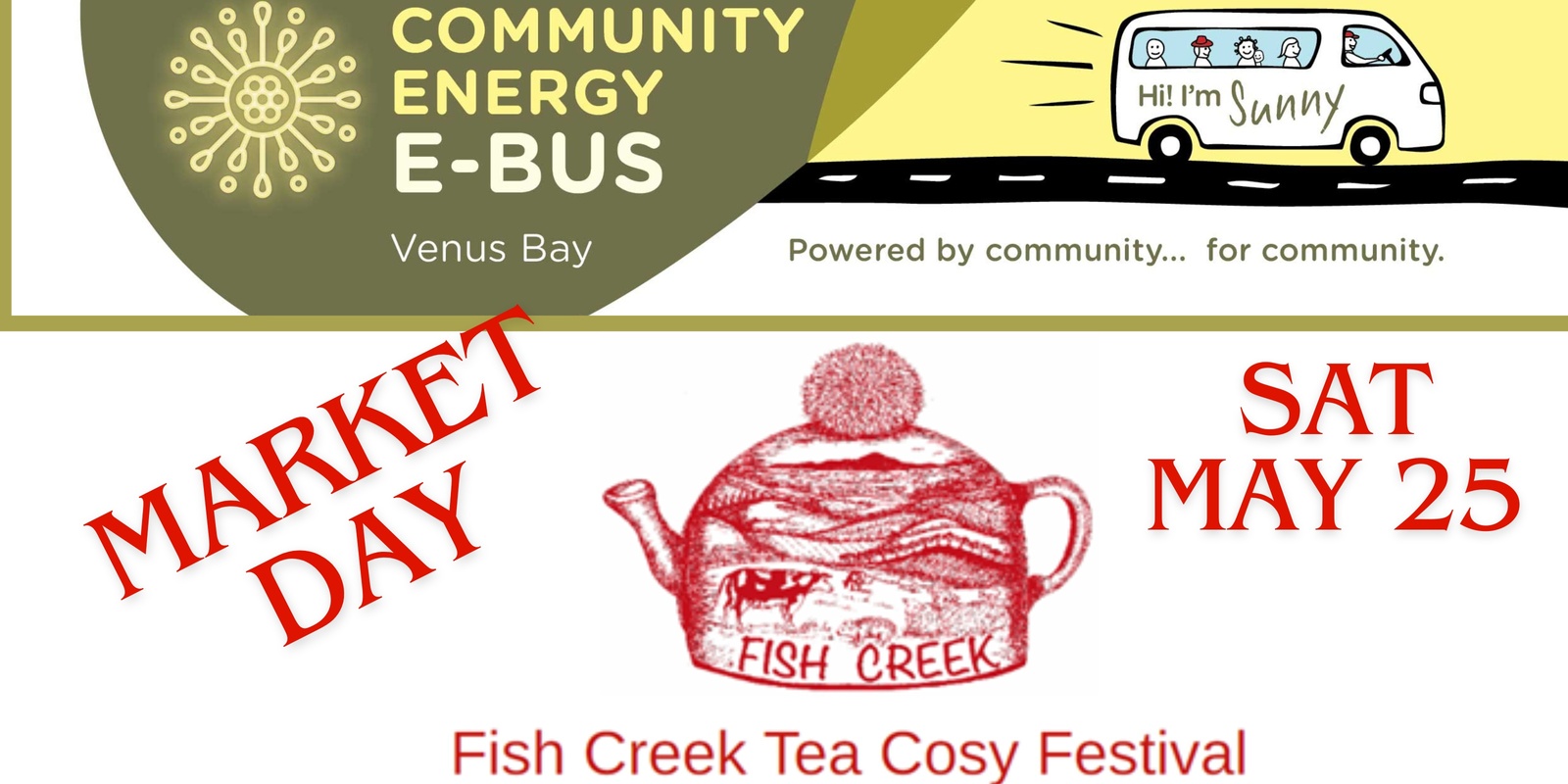 Banner image for FISH CREEK TEA COSY FESTIVAL OUTING