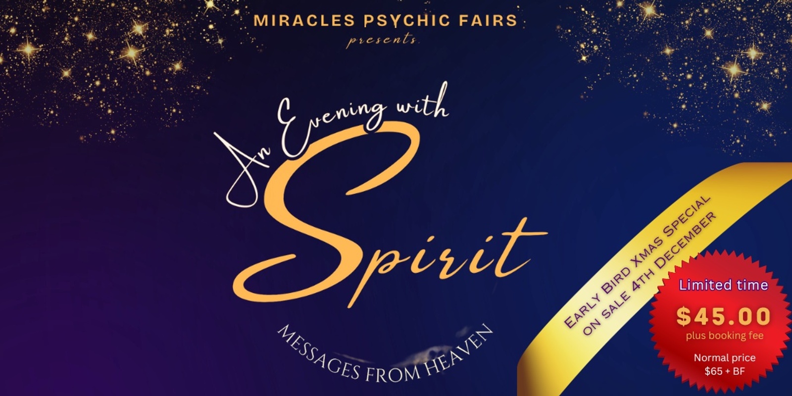 Banner image for An Evening with Spirit