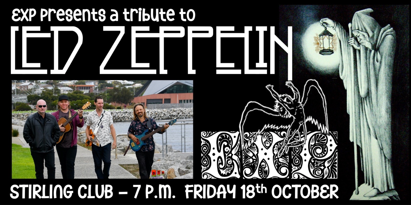 Banner image for Led Zeppelin tribute - EXP at Stirling Club