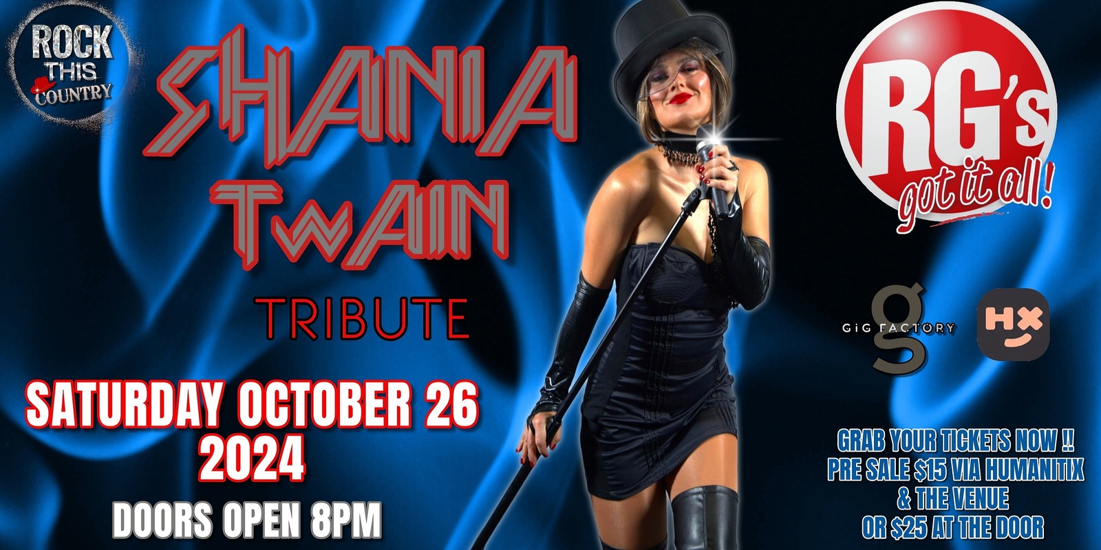 Banner image for Shania Twain Tribute