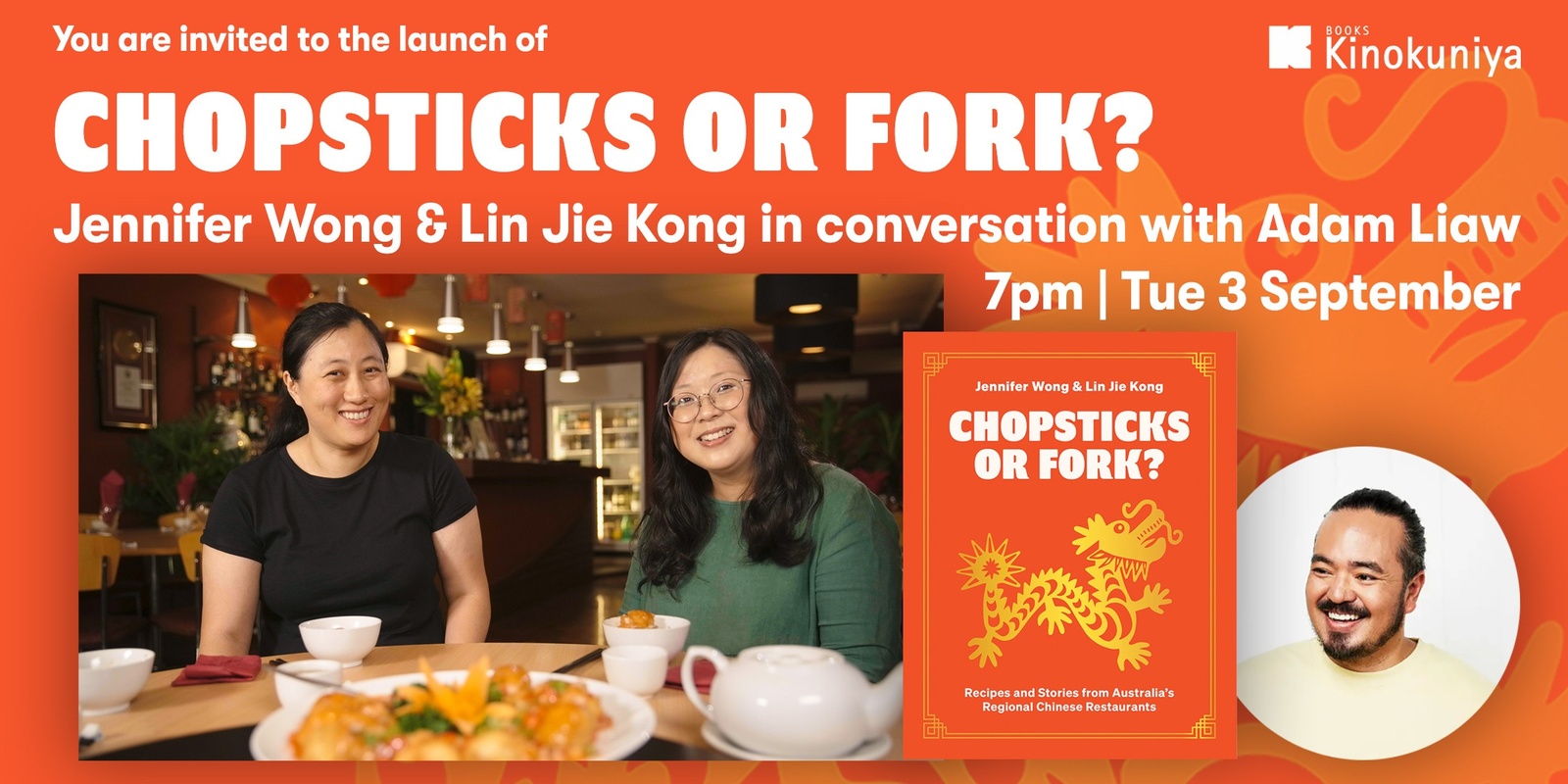 Banner image for Book Launch: Chopsticks or Fork?