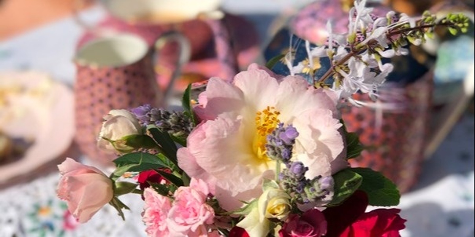Banner image for Summer Edible Flowers Garden Tour,  Afternoon tea and Growing class