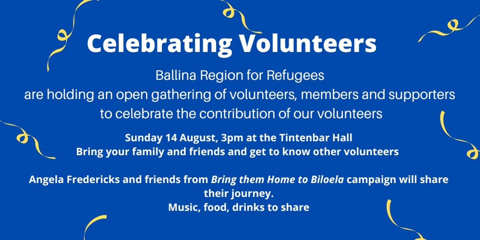 Banner image for Celebrating our Volunteers