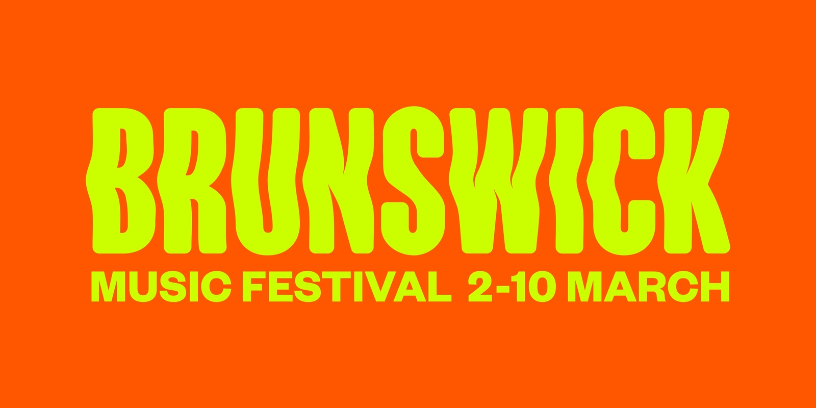 Brunswick Music Festival's banner