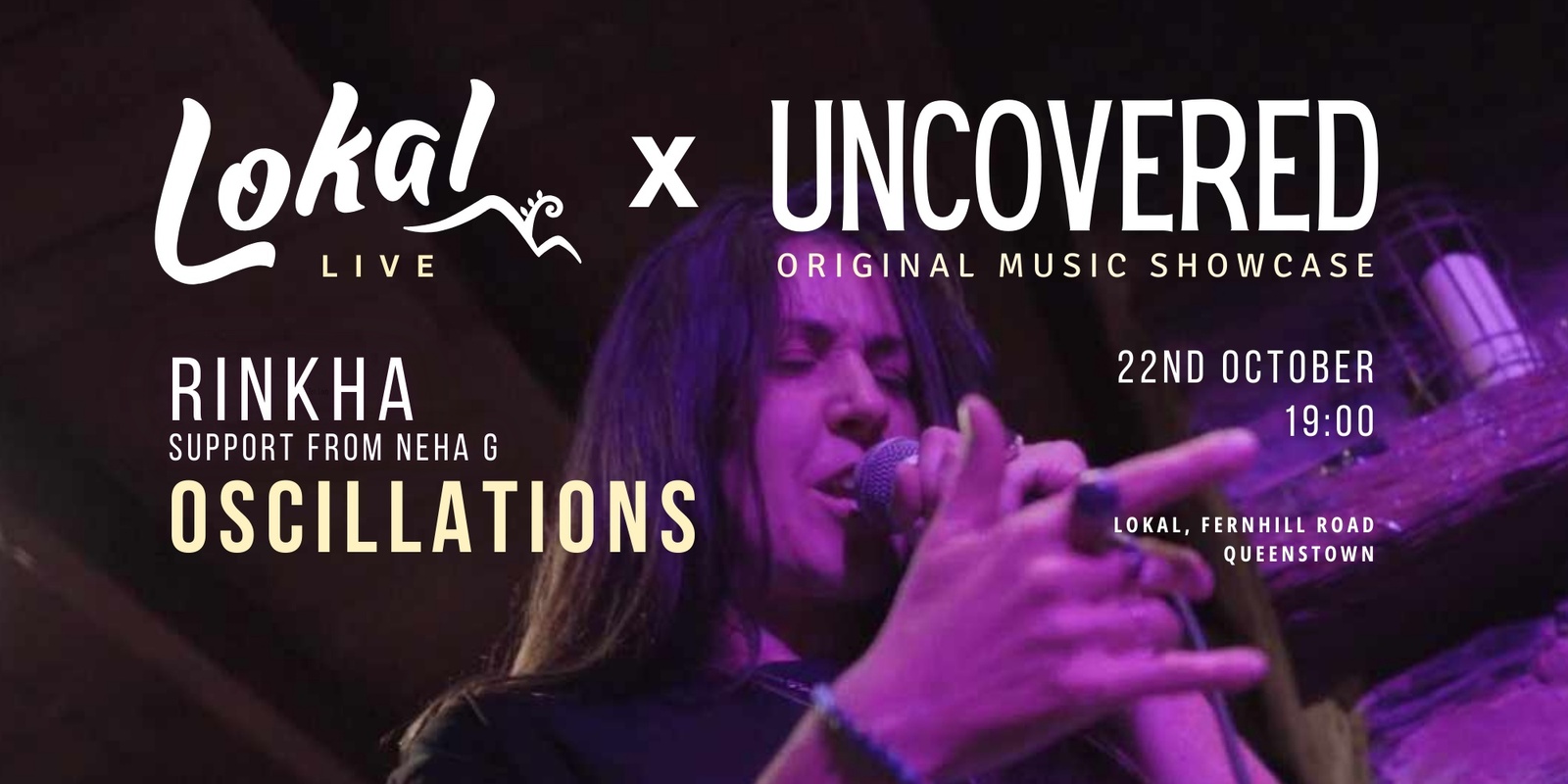 Banner image for Rinkha with support from Neha G - Uncovered: Original Music Showcase