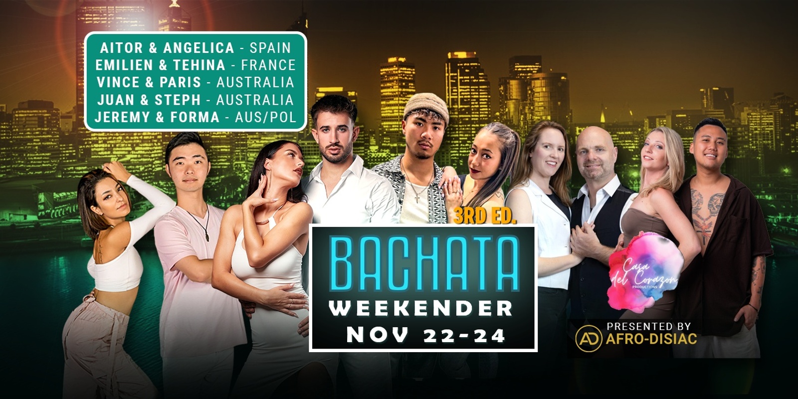 Banner image for Bachata Weekender Take 3!