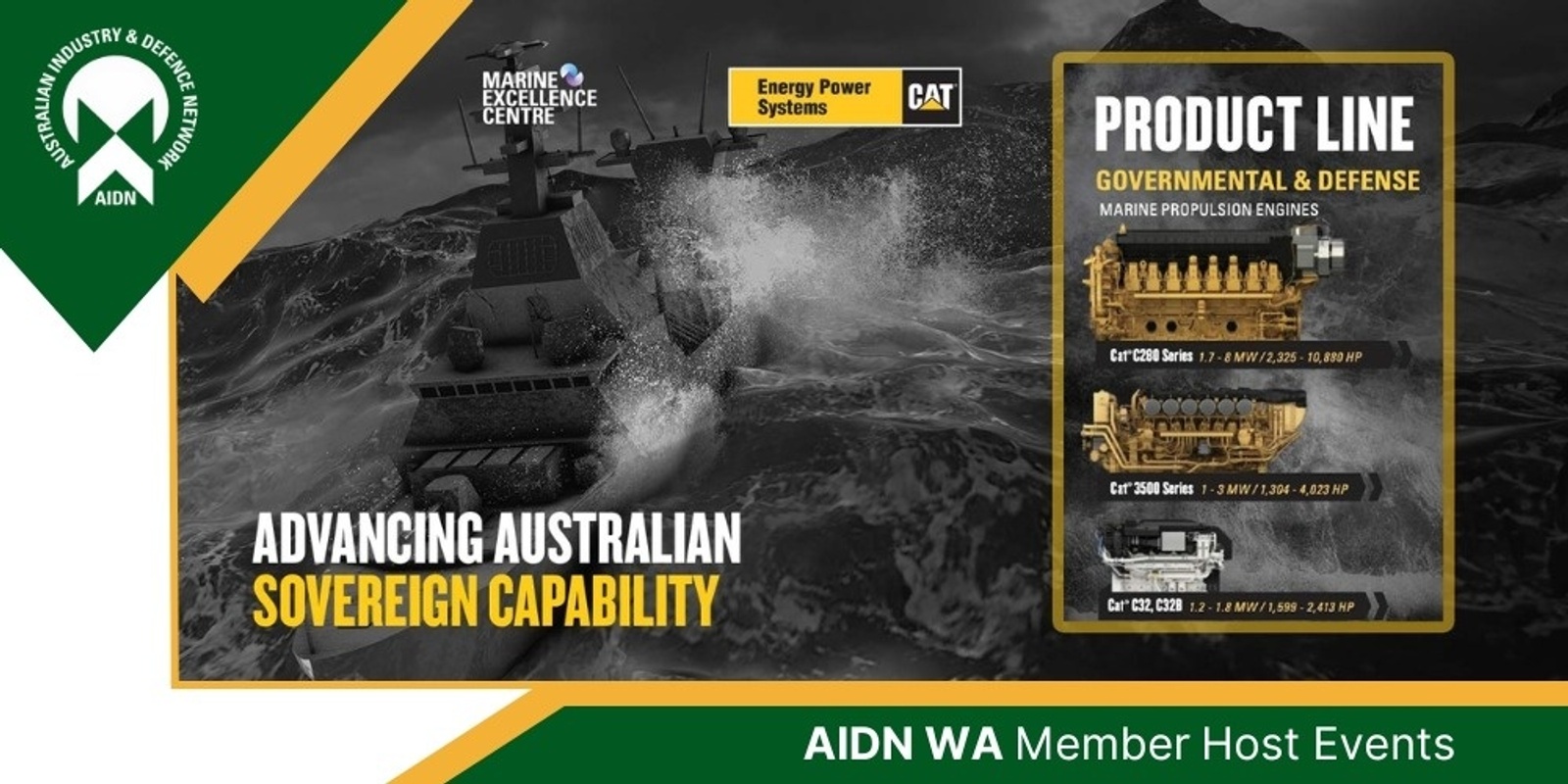 Banner image for AIDN WA Member Host Event - Advancing Australian Sovereign Capability - hosted by Energy Power Systems Australia (EPSA)