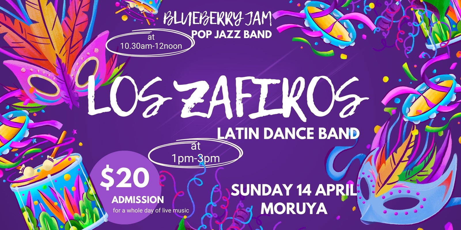 Banner image for Los Zafiros and Blueberry Jam