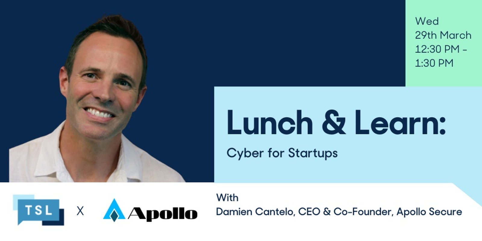 Banner image for Lunch & Learn: Cyber For Startups