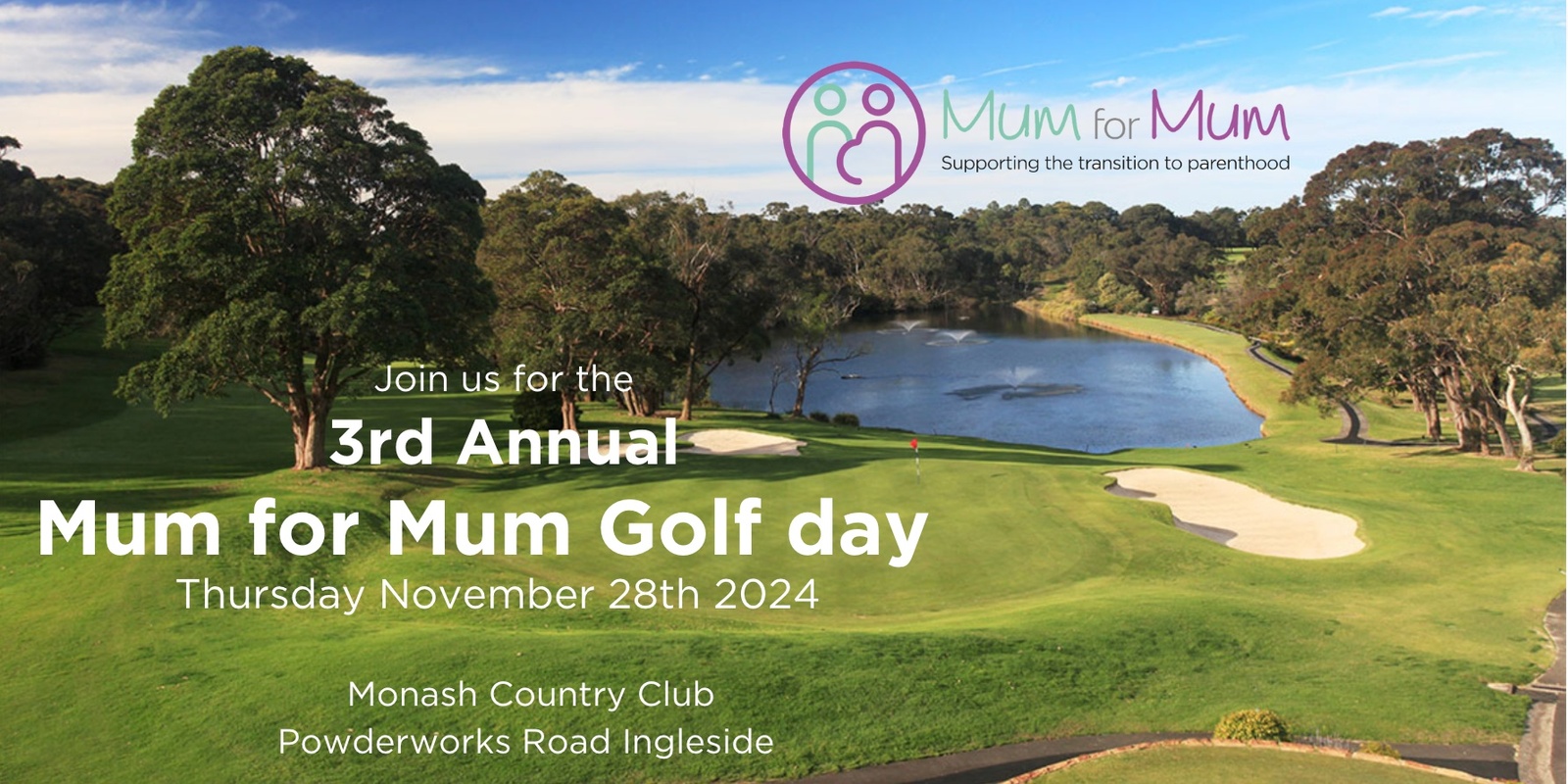 Banner image for 3rd Annual Mum for Mum Charity Golf Day