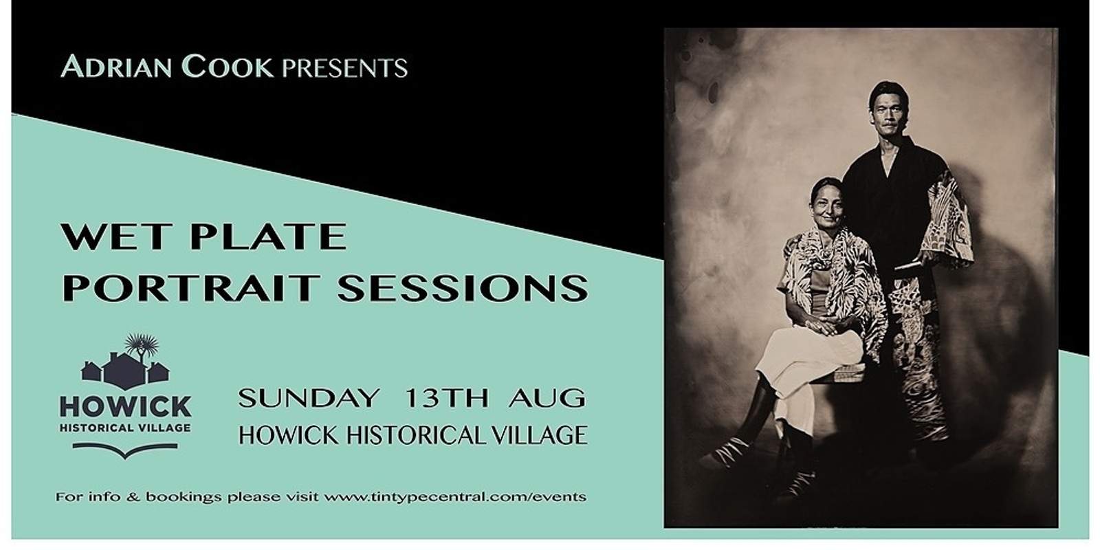 Banner image for Howick Historical Village: Wet Plate Portrait Sessions