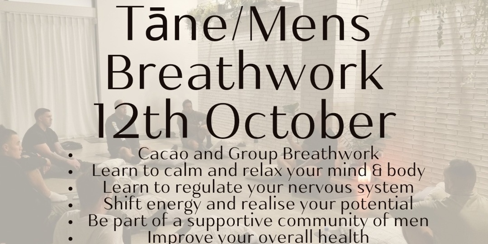 Banner image for Tāne/Mens Breathwork