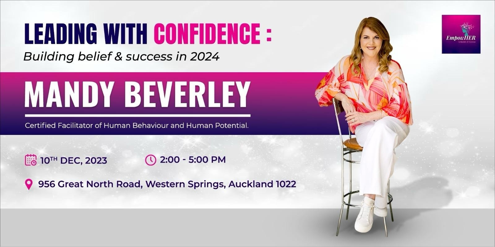 Banner image for Leading with Confidence: Building belief and success in 2024