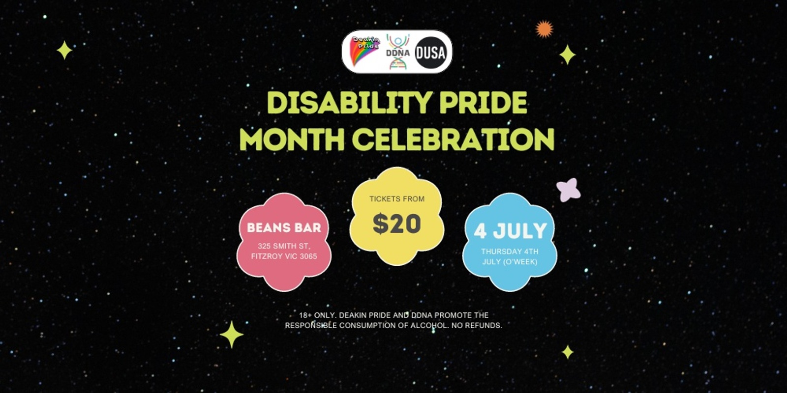 Banner image for Disability Pride Month Celebration